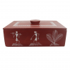 Wooden Jewelry Box Warli Painted 3 Compartments 6" x 4"